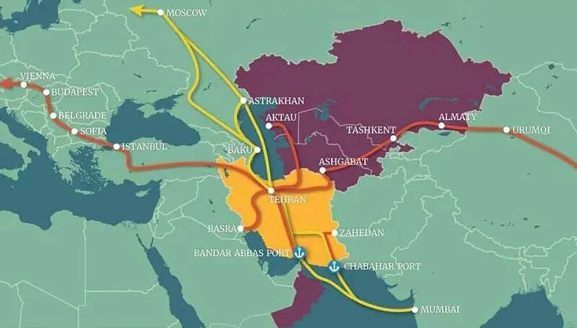 نقش ایران در تجارت بین‌المللی از هند به اروپا و کشورهای CIS