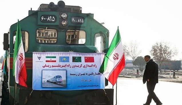 آغاز سرویس و اعزام اولین قطار وارداتی چین به ایران (جاده ابریشم جدید).